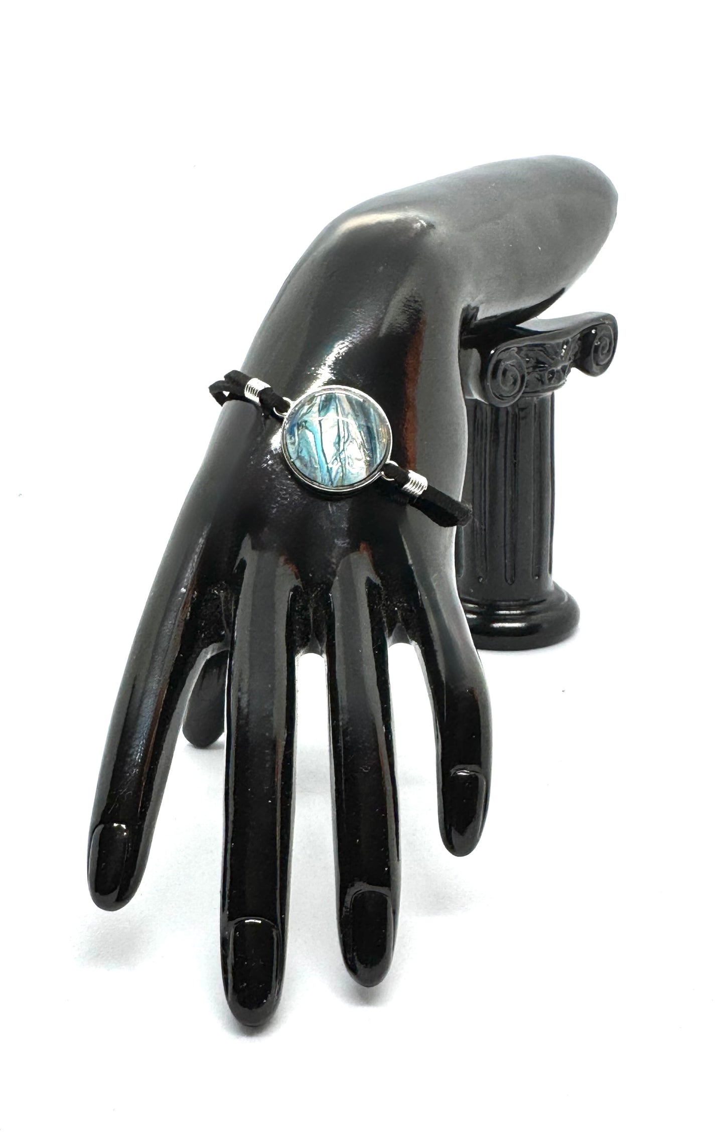 Emotionally Attached to Icebergs Leather Bracelet