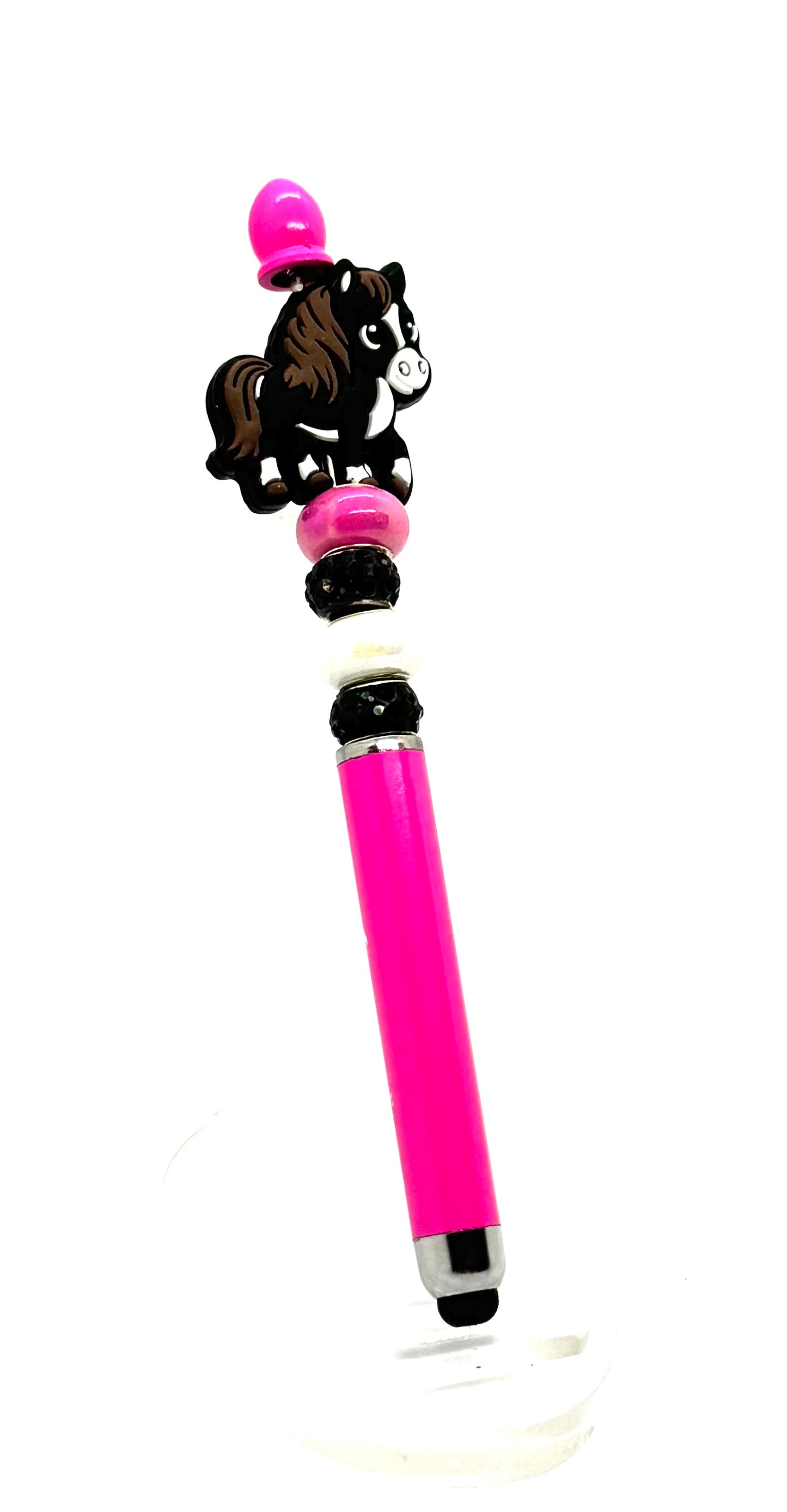 Tiny Horse. Big Sass. | Handmade Pony Lover Beaded Stylus Pen
