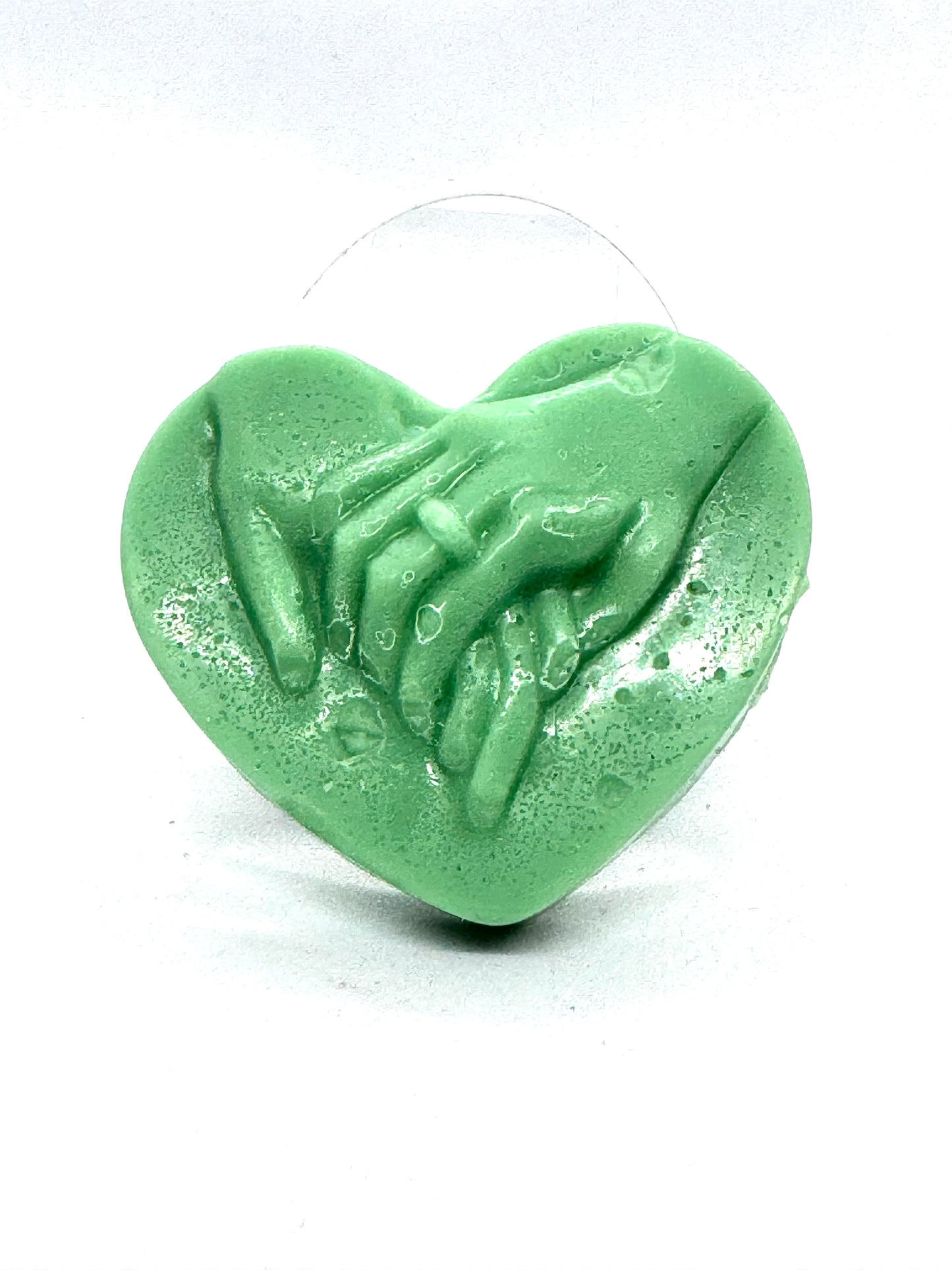 Holding Hands Heart Wax Melt (Emotionally Supportive, Mildly Judgy) 🖤🔥