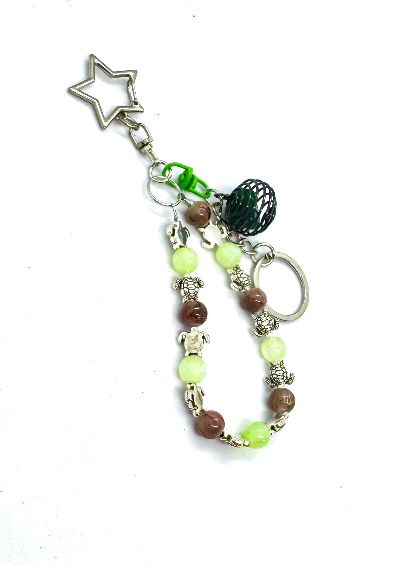 The Turtle Whisperer | Handmade Sea Turtle Wristlet Keychain