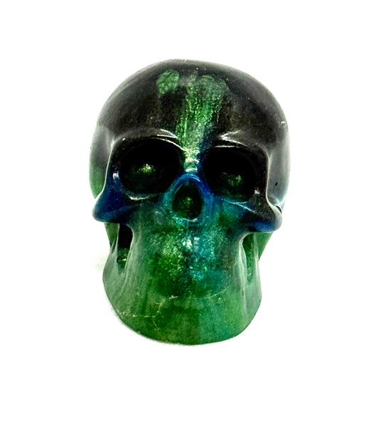 “Forgive Me Again” Skull – Cycle of Toxic Love Relic | Until Death Do Us Part Collection | Handmade Resin Gothic Decor