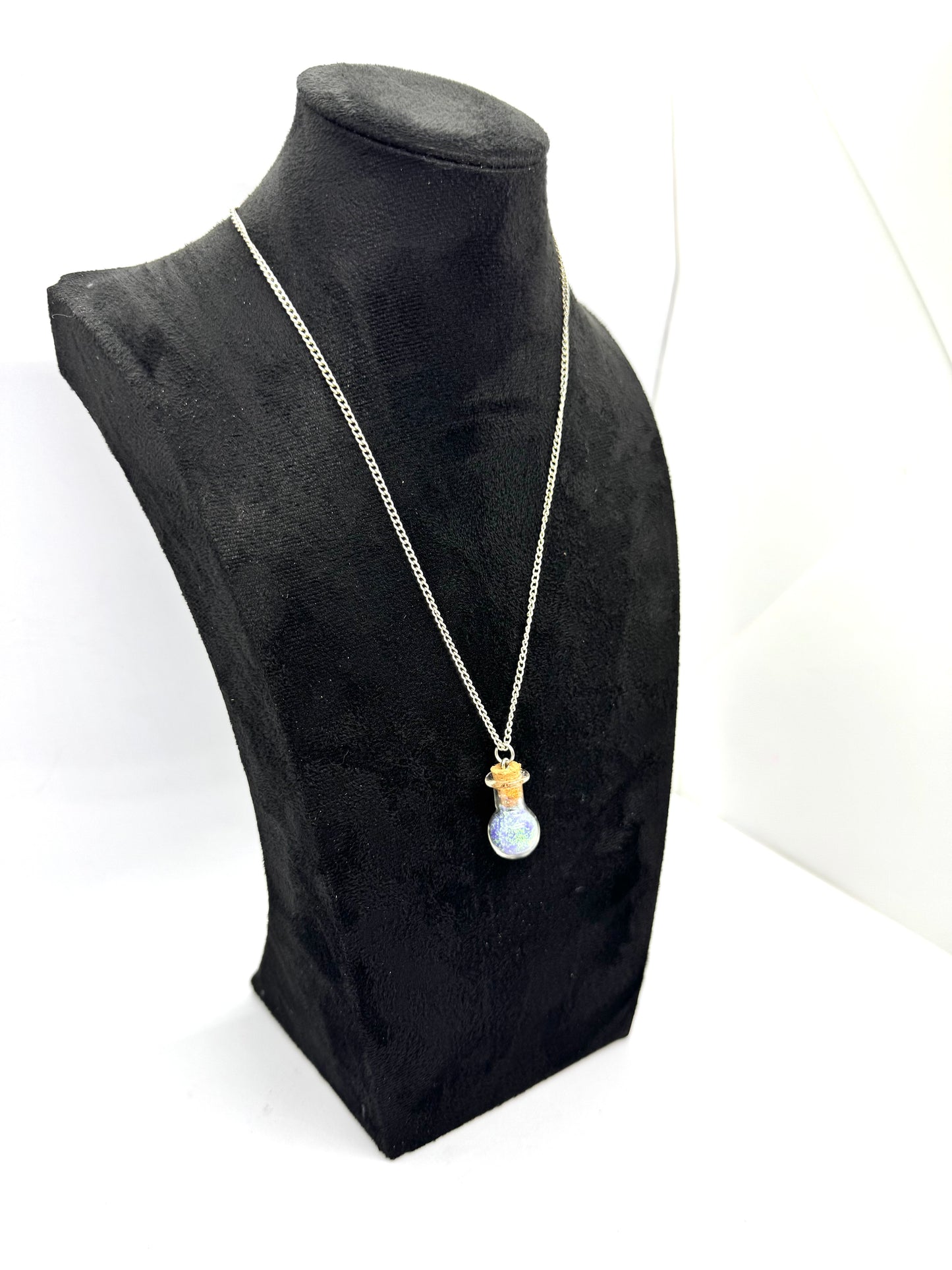 #2G “Looks Innocent Potion Bottle Necklace – Shimmering ‘Don’t Trust Me’ Energy”