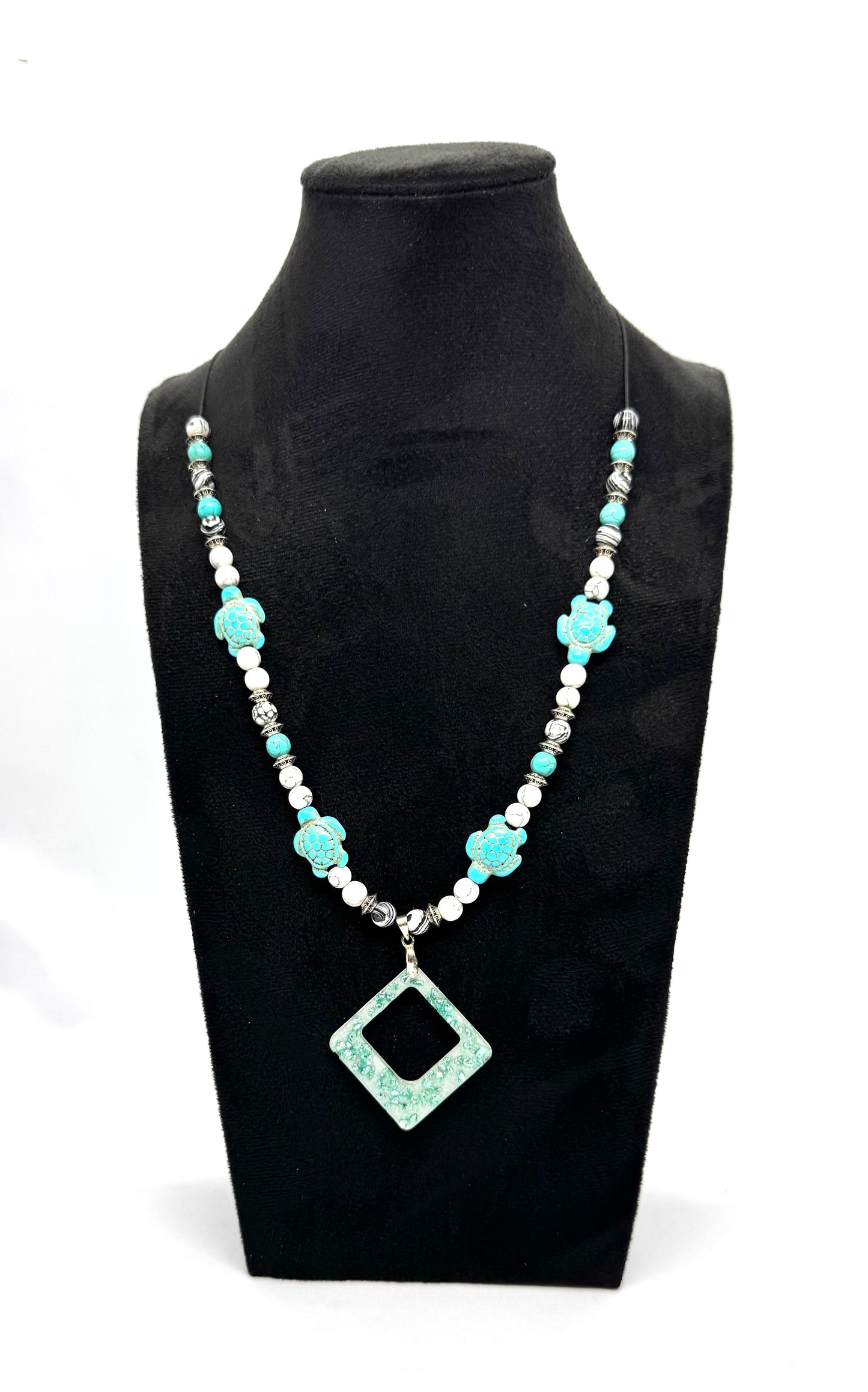 “Sea Turtle Serenity (But Make It Slightly Unhinged) Necklace”