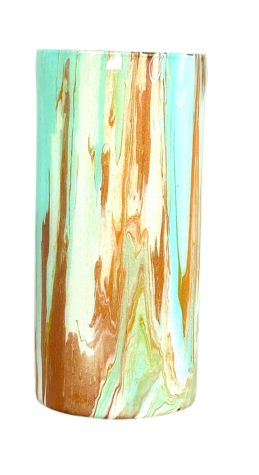 Tall Cylinder Glass Vase