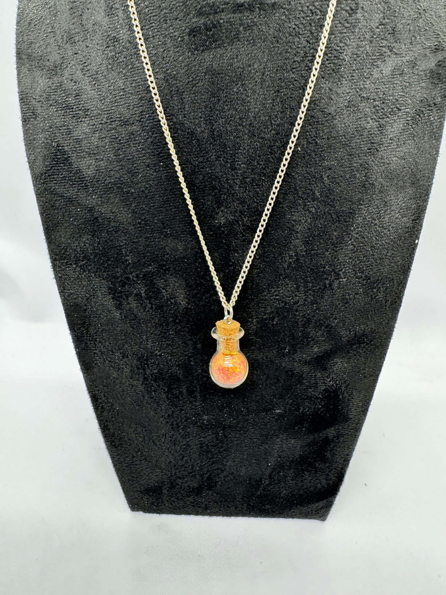 #6G “Controlled Chaos Potion Bottle Necklace – Looks Calm, Starts Fires”