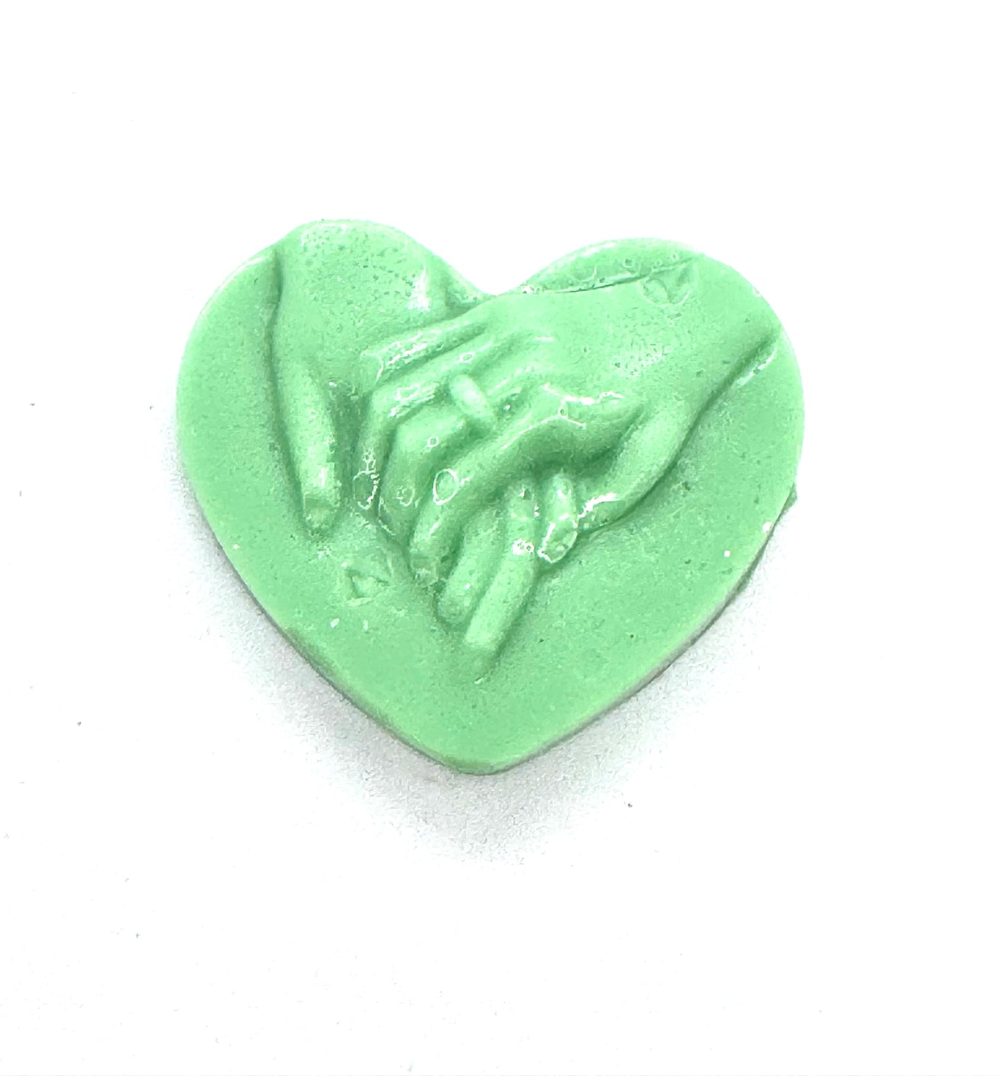 Holding Hands Heart Wax Melt (Emotionally Supportive, Mildly Judgy) 🖤🔥