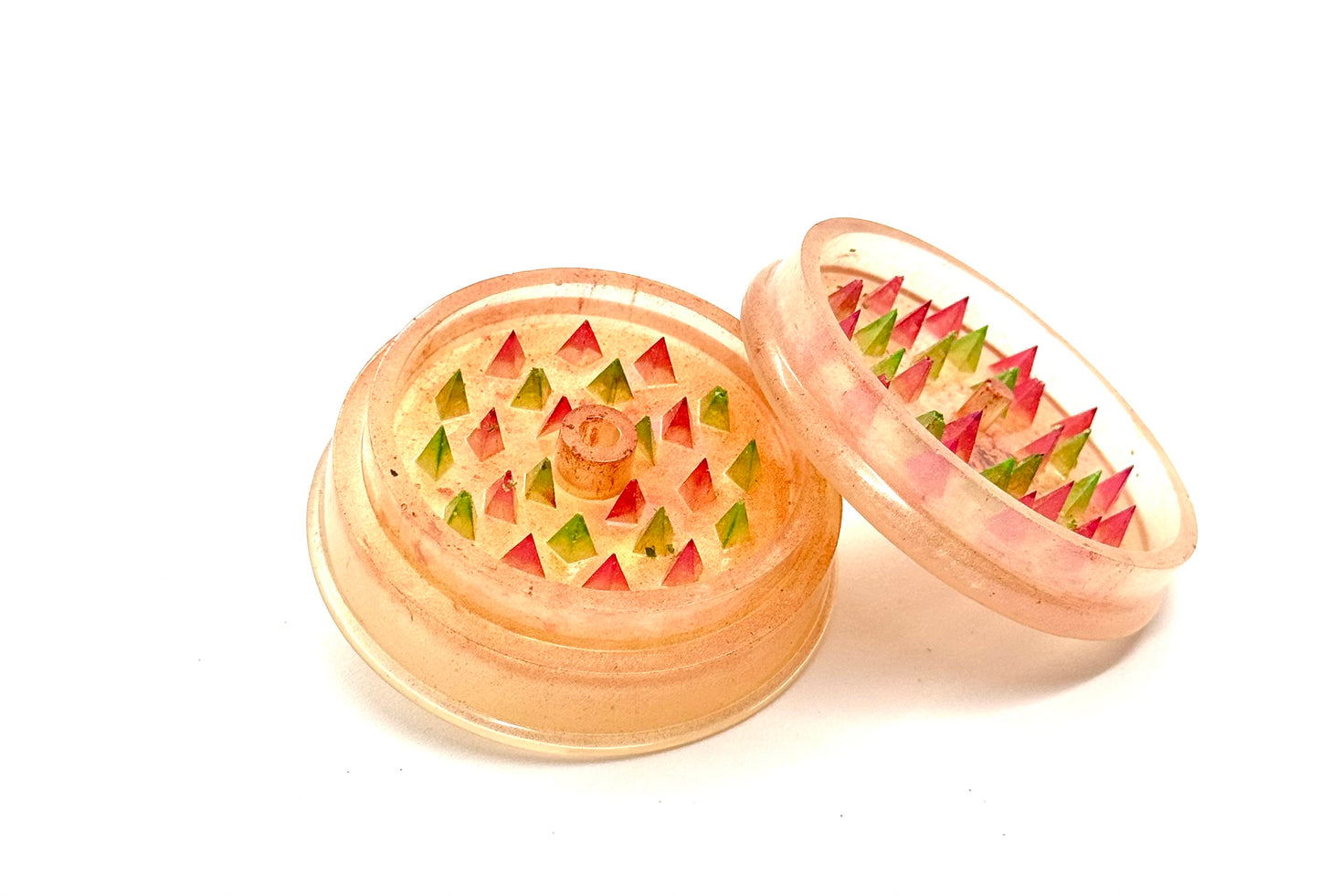 Strawberry Shortcake Chaos Grinder — Handmade Resin Herb Grinder