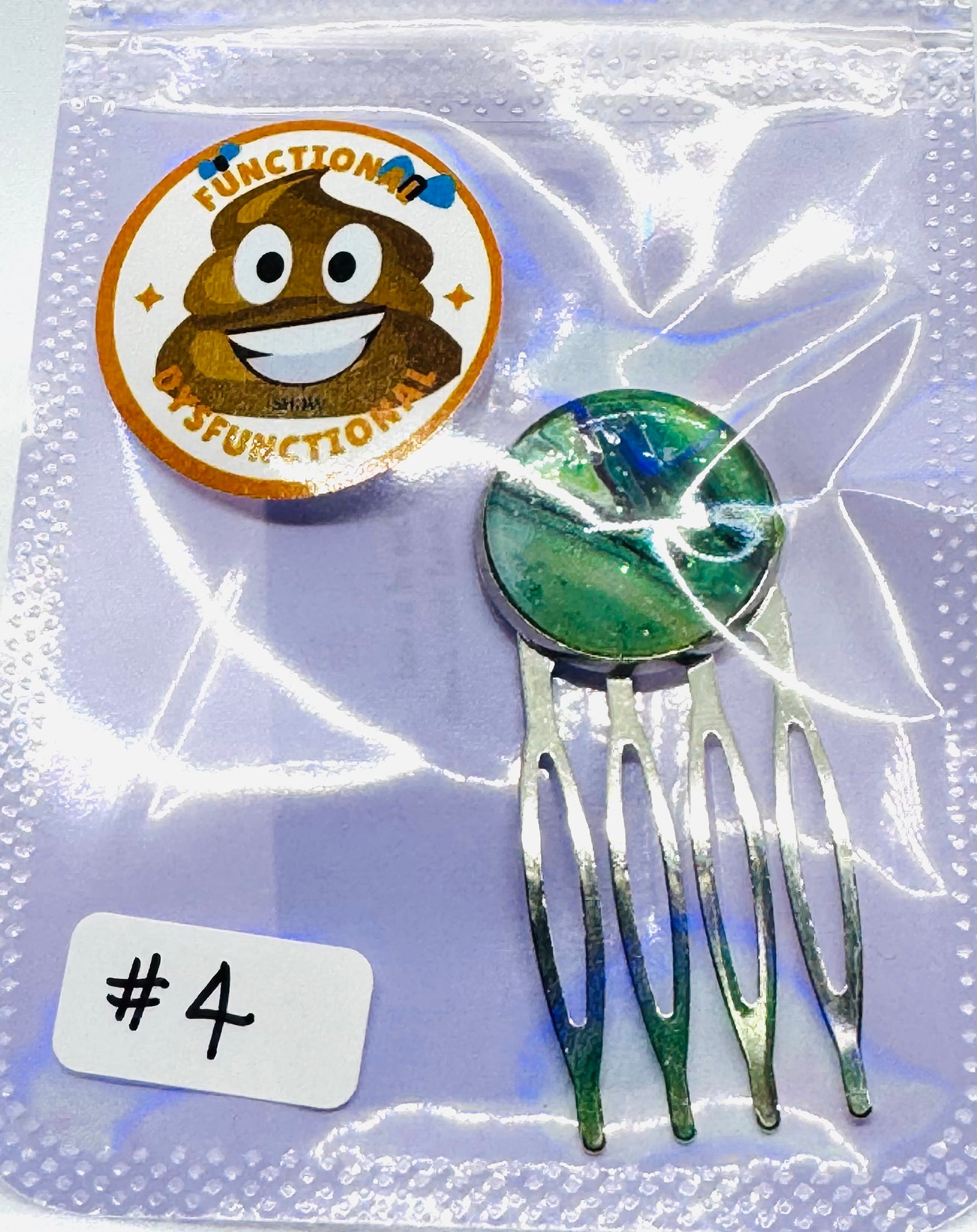 #4 Suspiciously Serene Hair Comb