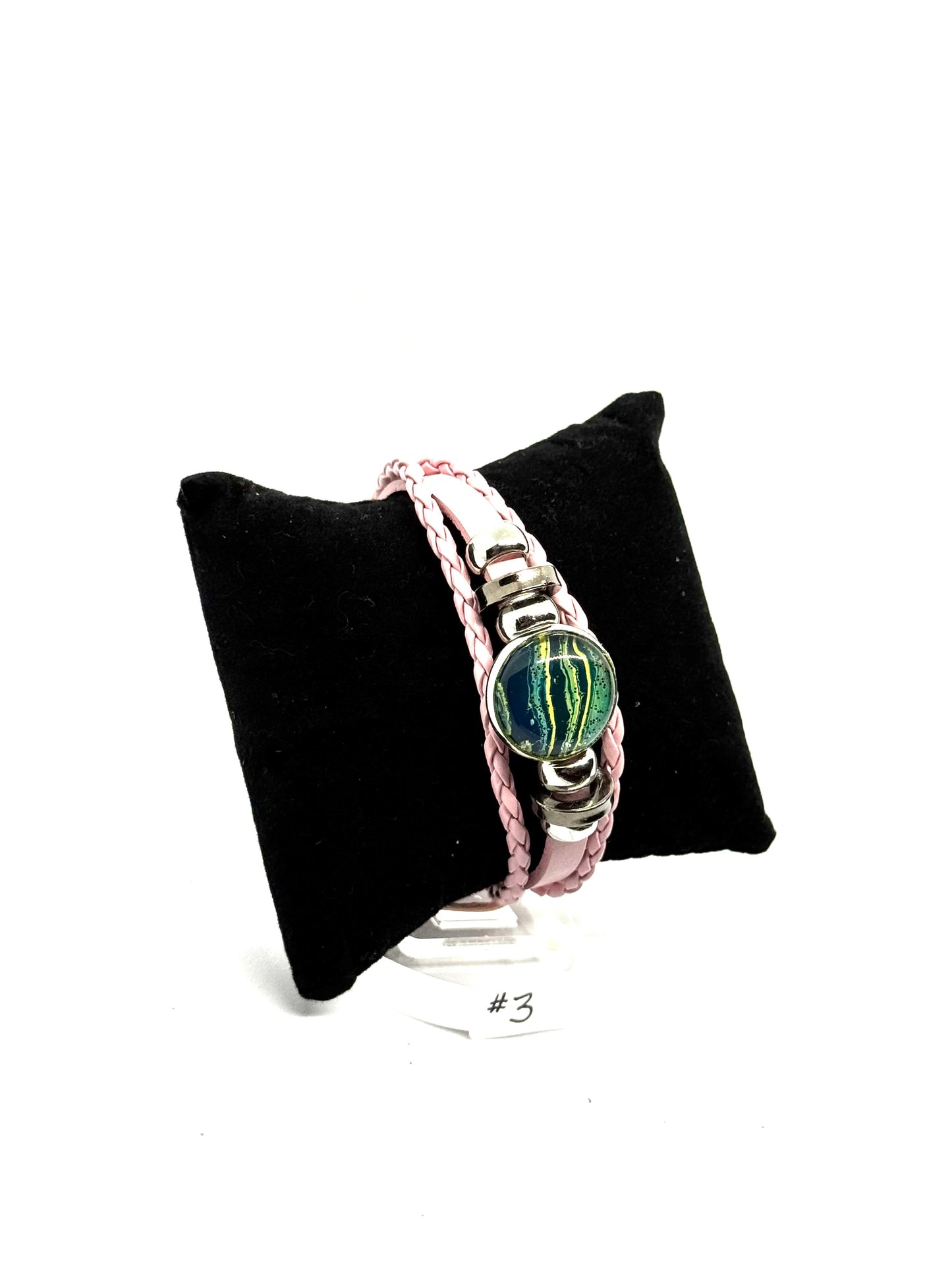 #3 Sweet but Psychotic – Pink Chaos Wrap Bracelet (One of a Kind)