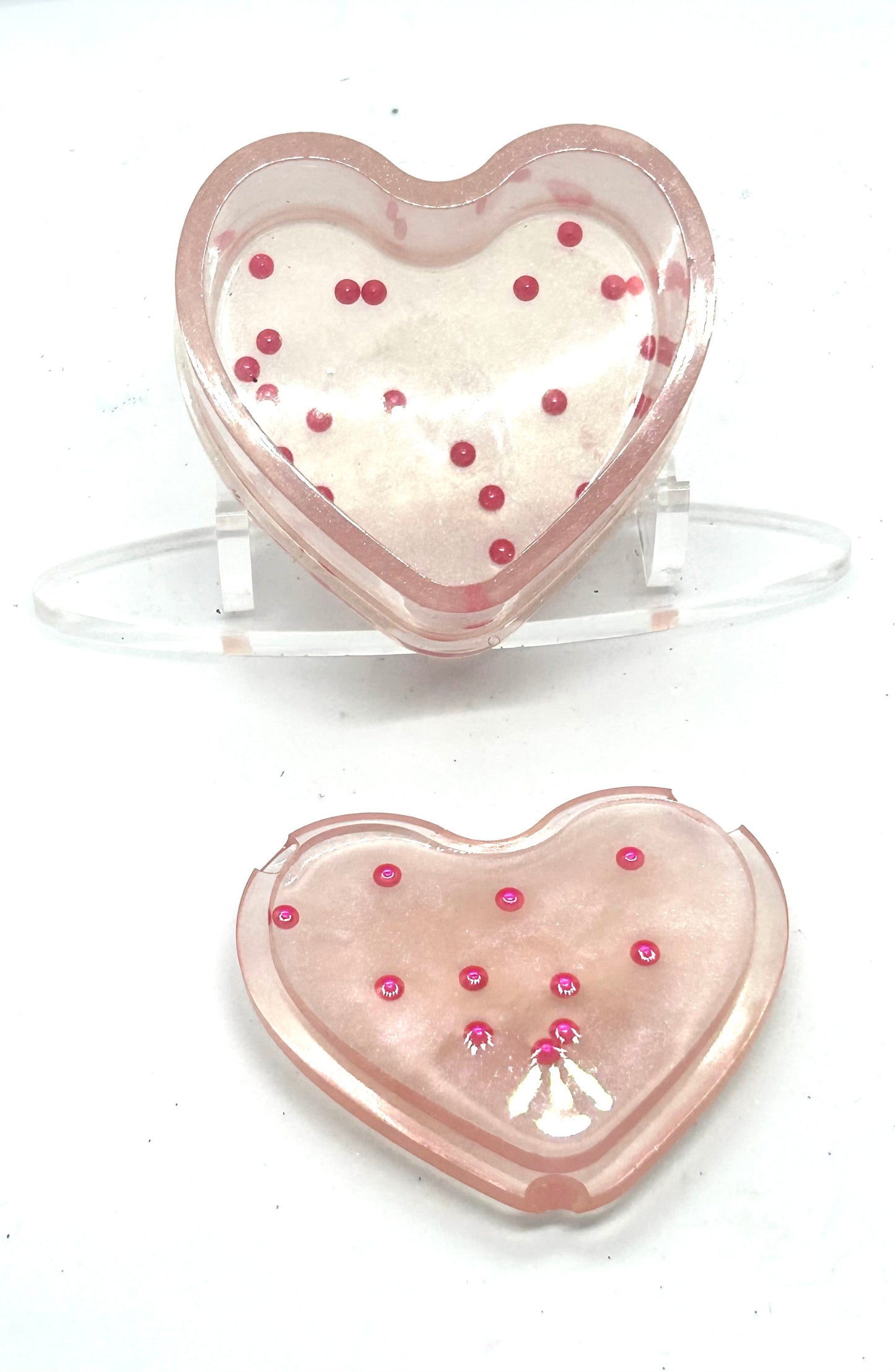 Heart-Shaped Chaos Keeper Resin Trinket Box