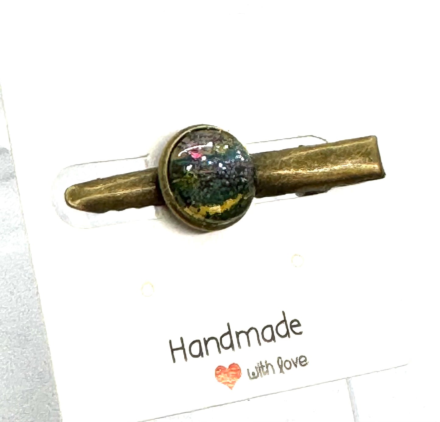 #1 Midnight Spiral Hair Barrette