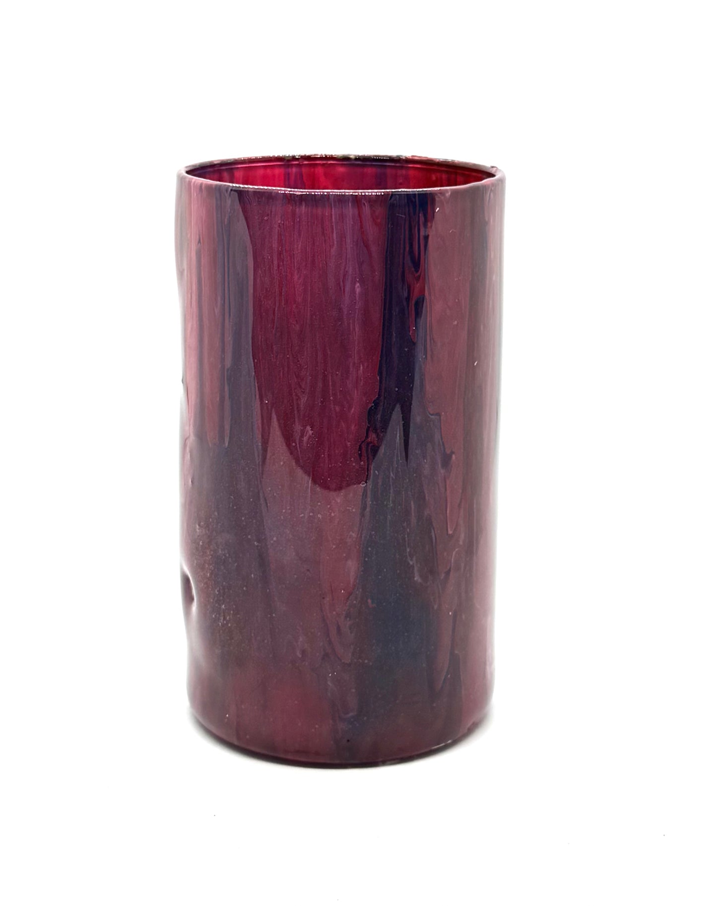 Crimson Spill Vase