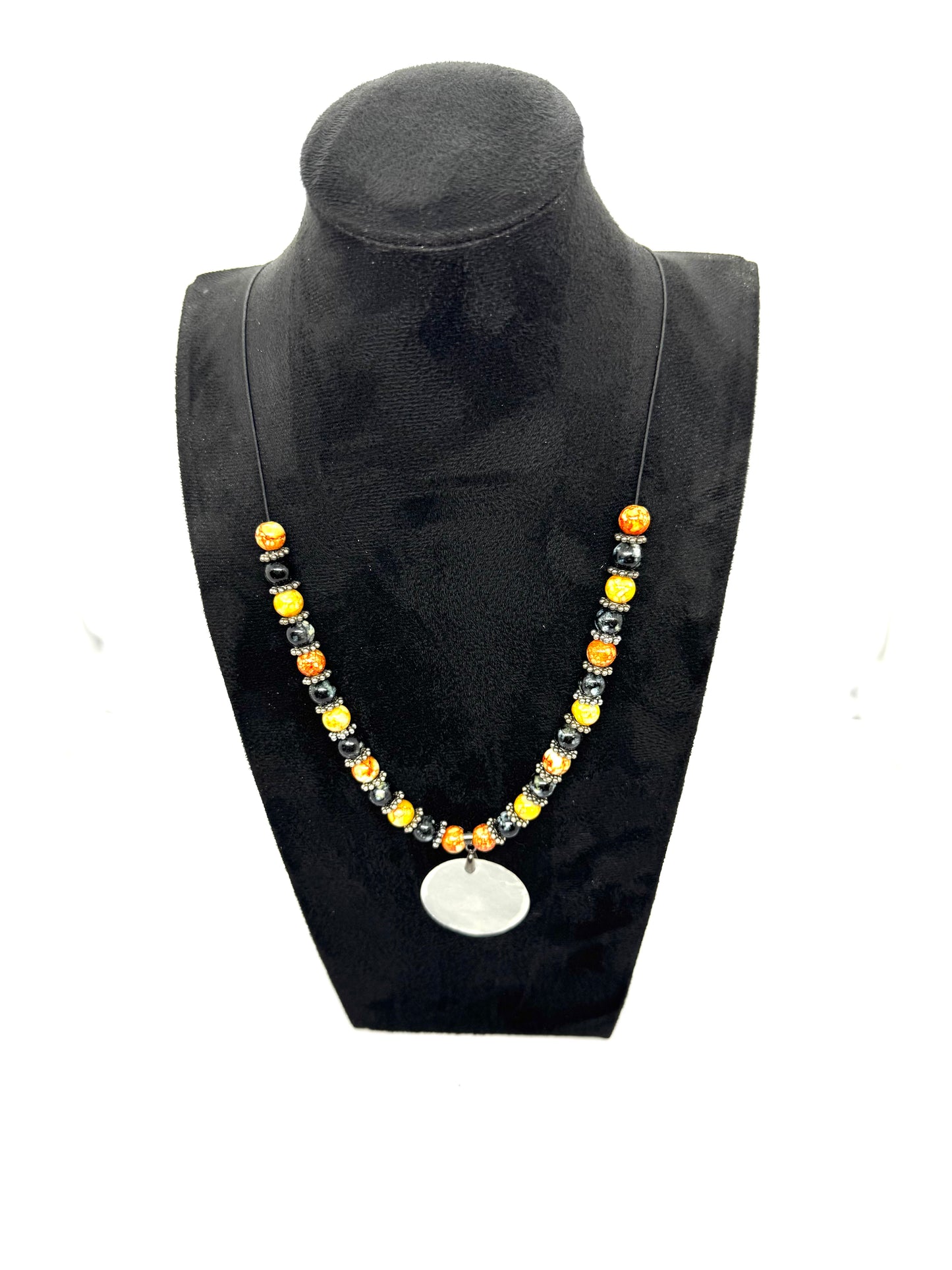 “Sunburnt & Unbothered Shell Statement Necklace”