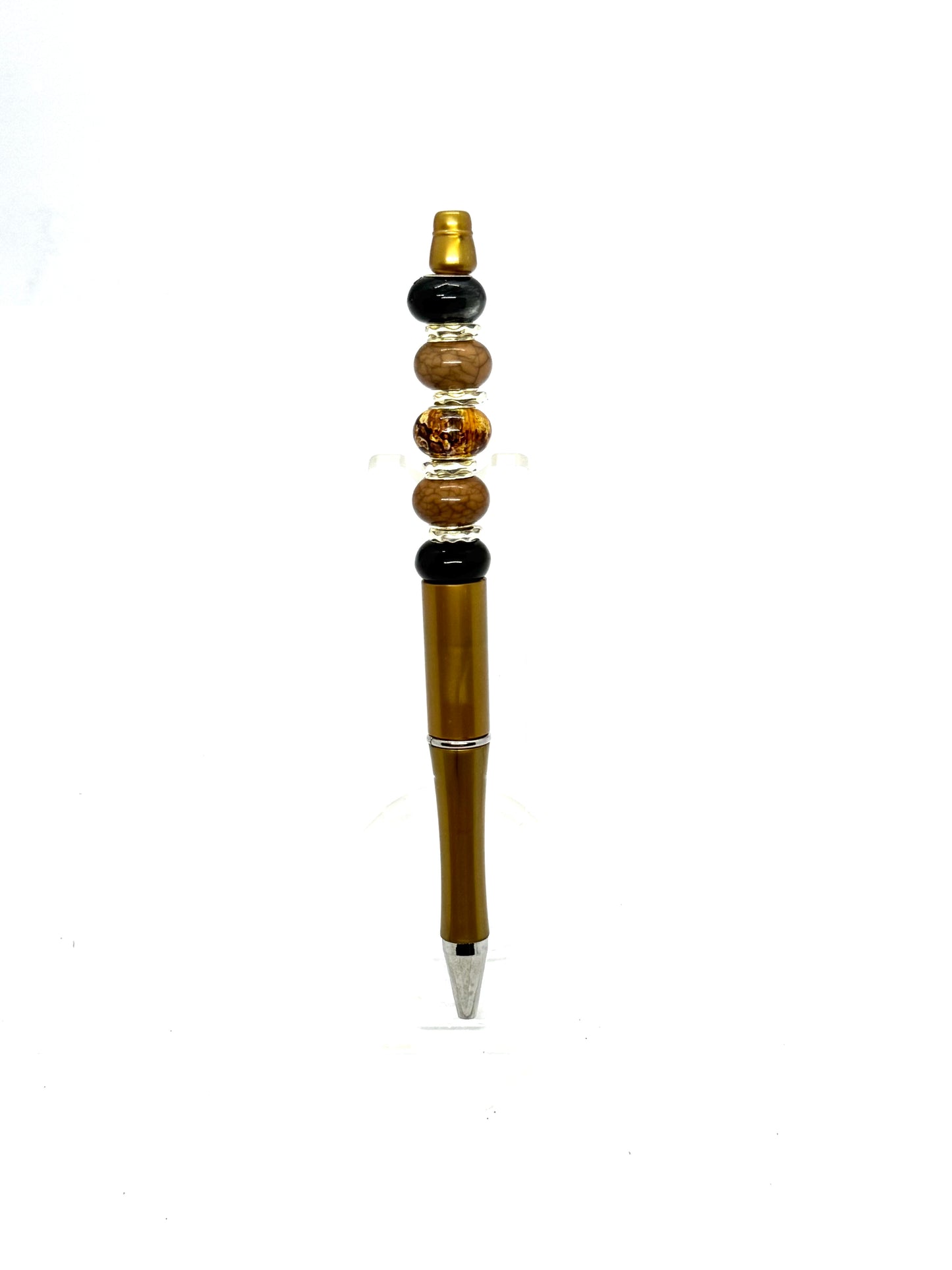 Brown Beaded Pen