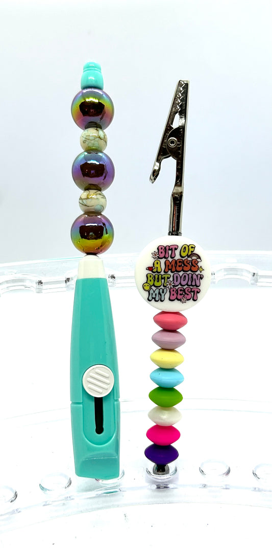 Let’s Smoke This Sh*t 420 Solutions Set | Handmade Roach Clip + Precision Tool Set