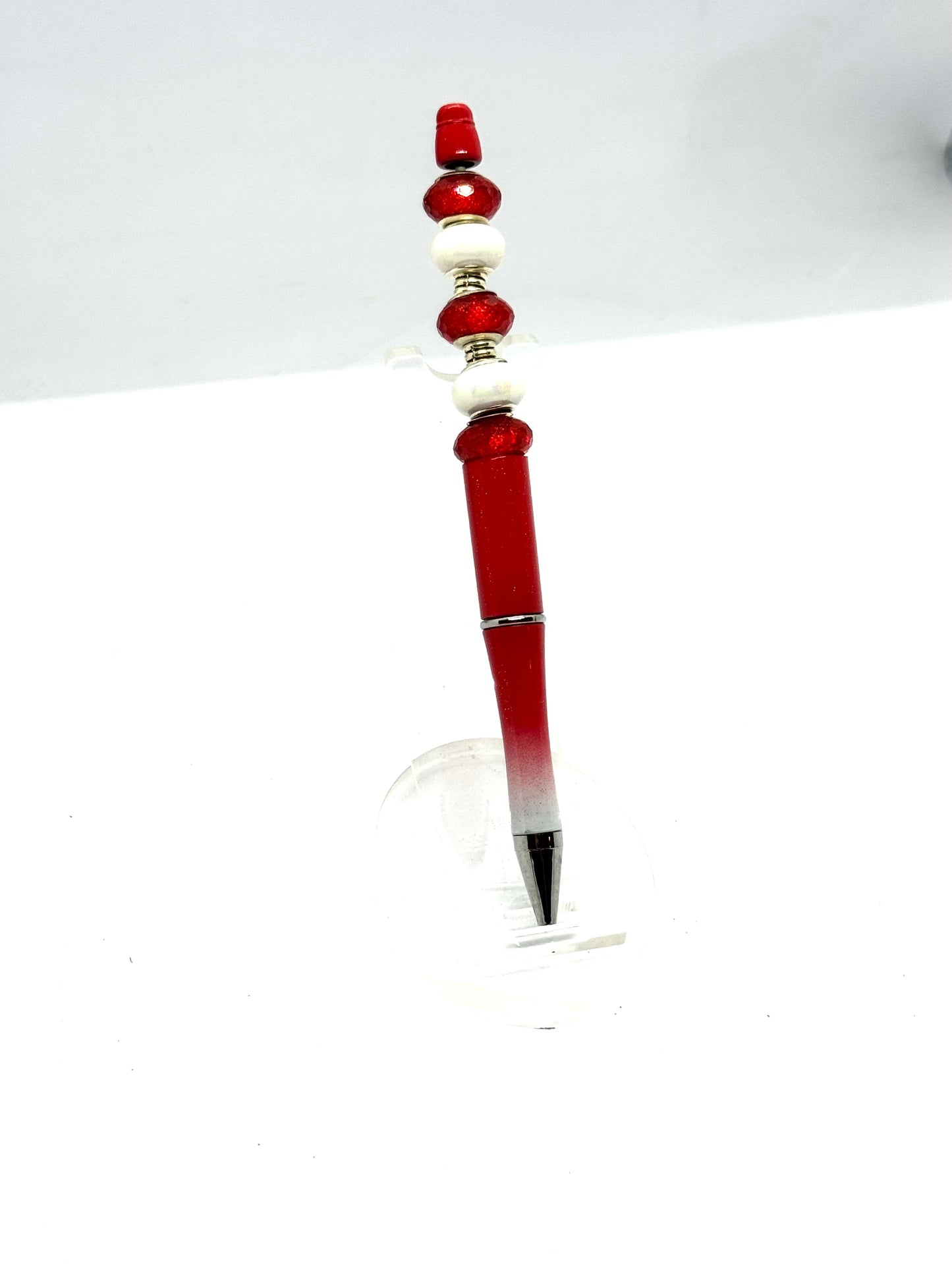 Red & White Hombre Ink Pen