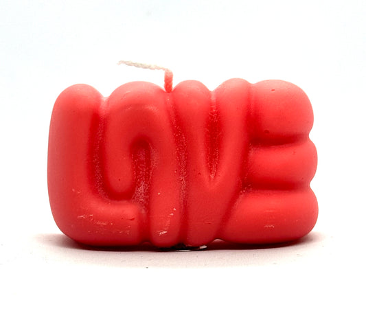 The “LOVE” Candle (Emotionally Available for a Limited Time) ❤️🔥