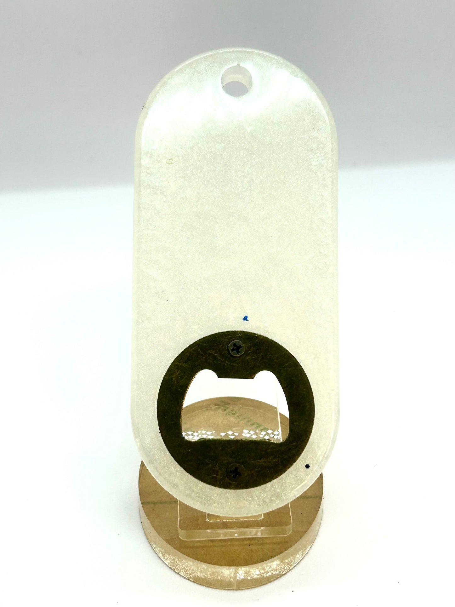 Pearlescent White Bottle Opener