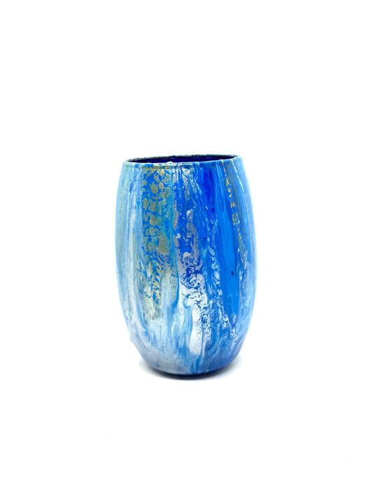 Blue Chaos Resin Tumbler | Functional Dysfunctional Sh*t Show #2