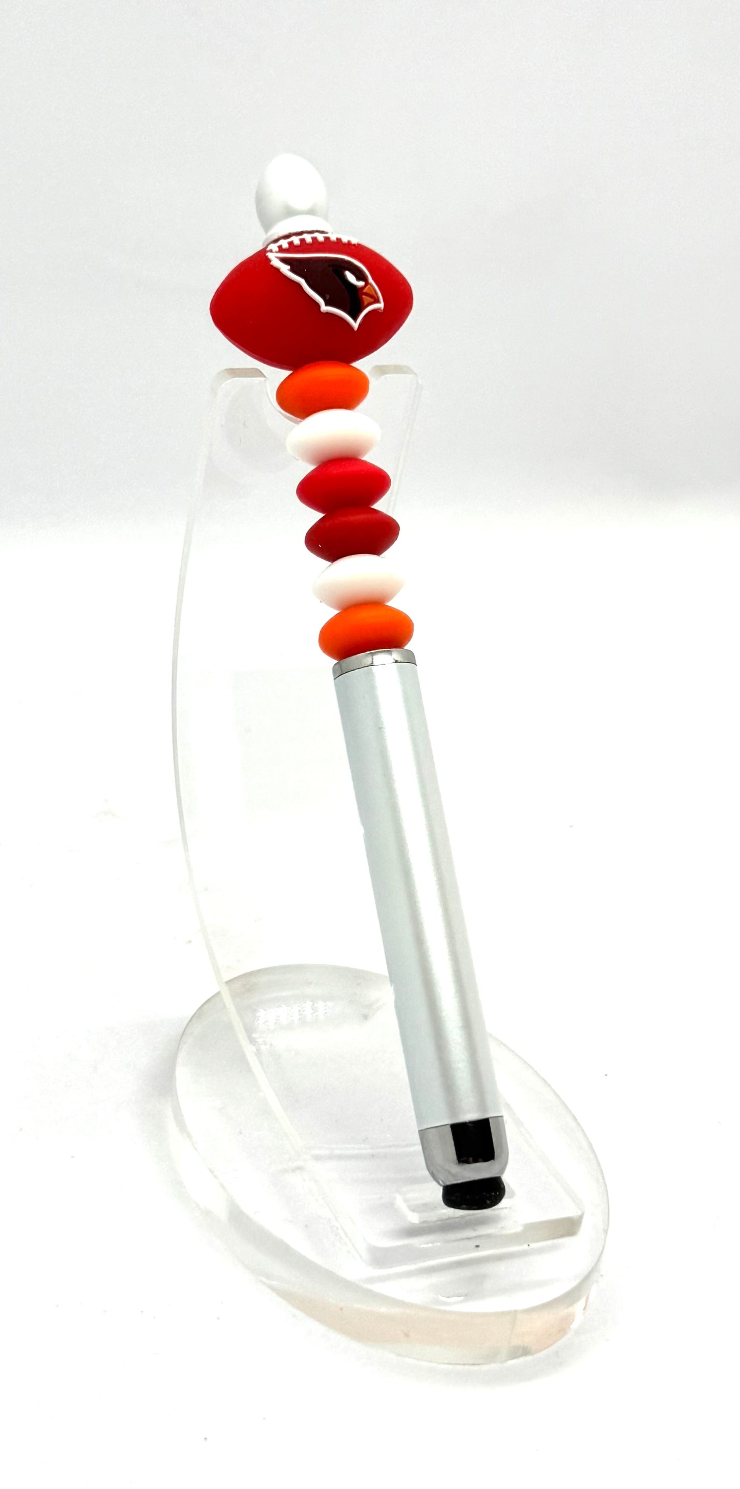 Bird Gang Business | Handmade Arizona Cardinals Inspired Beaded Stylus Pen