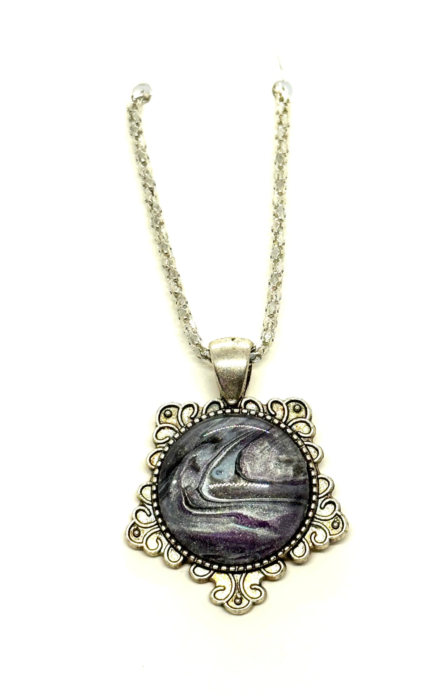 #37 Lunar Static Medallion Necklace