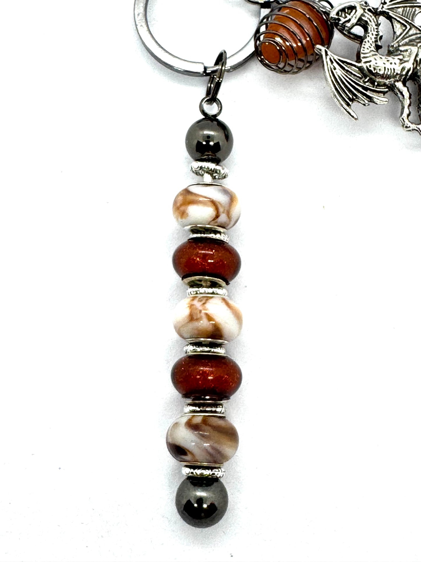 FDSS “Guardian of the Chaos Orb” Dragon Beaded Keychain