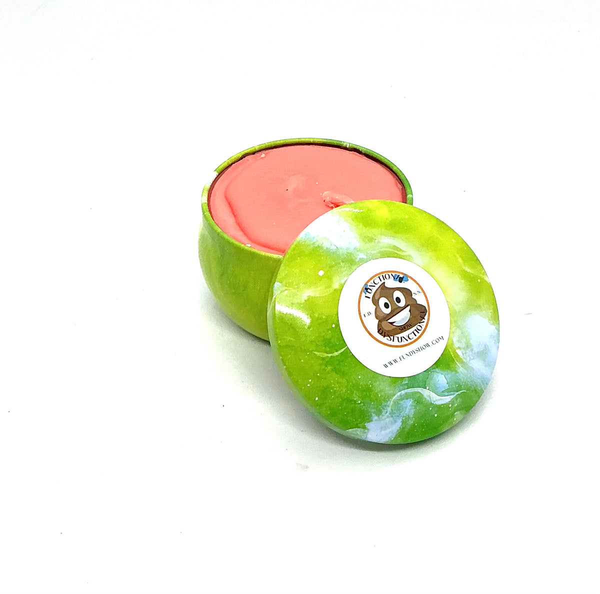 Green Jar Candle — Lime Green & Low Patience