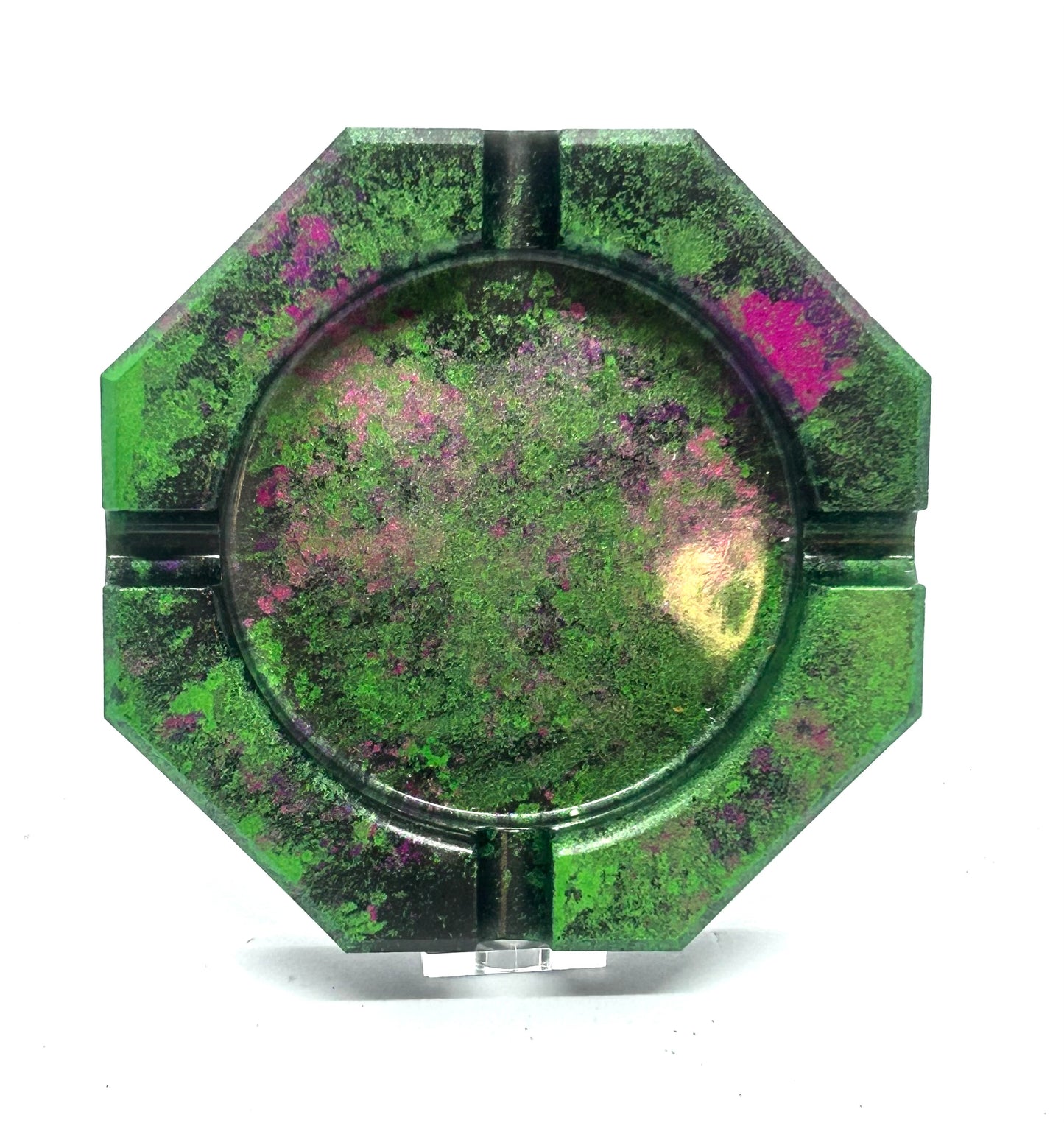 Octagon Resin Ashtray