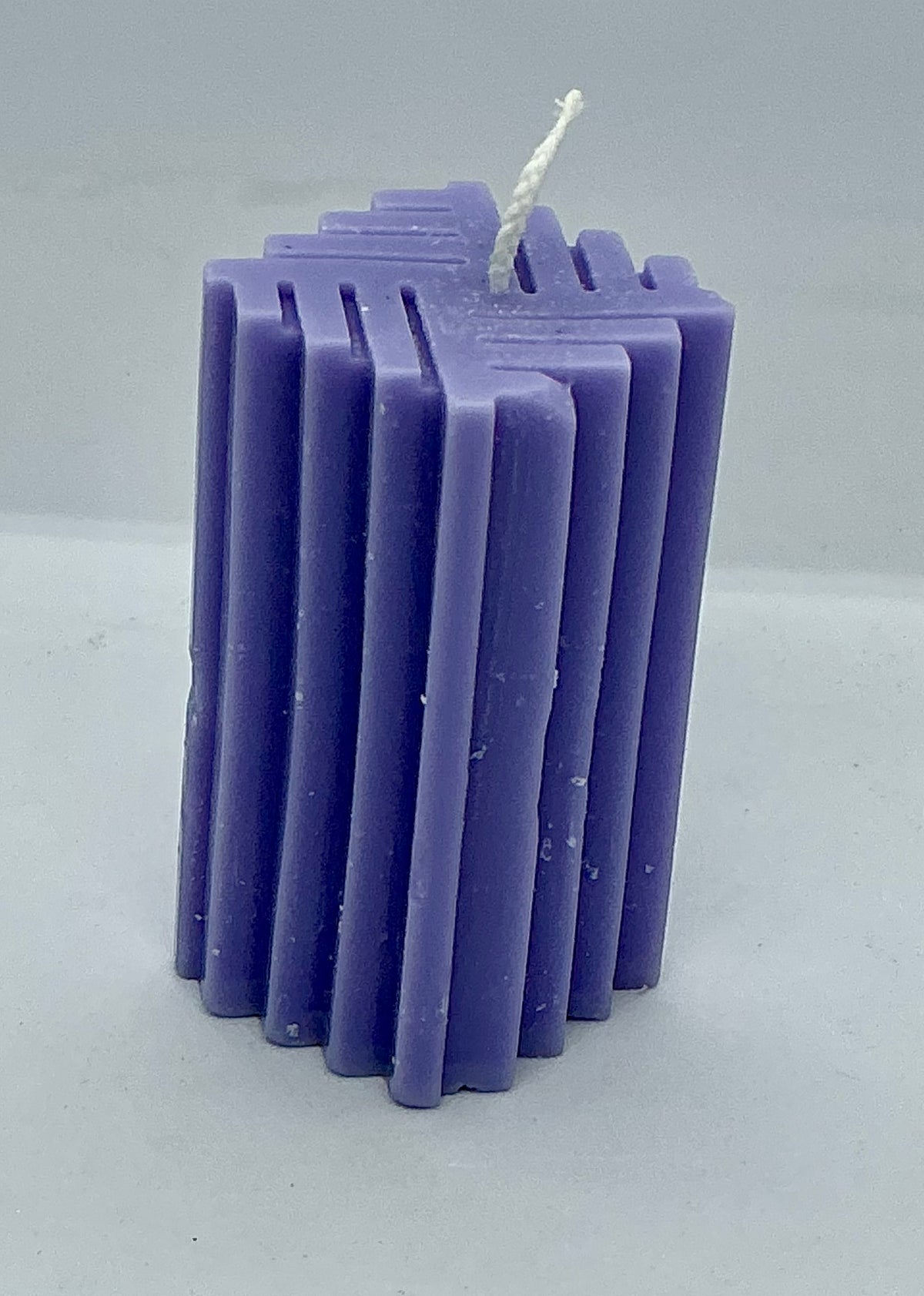 Lilac Pillar Candle — Pretty & Over Everybody