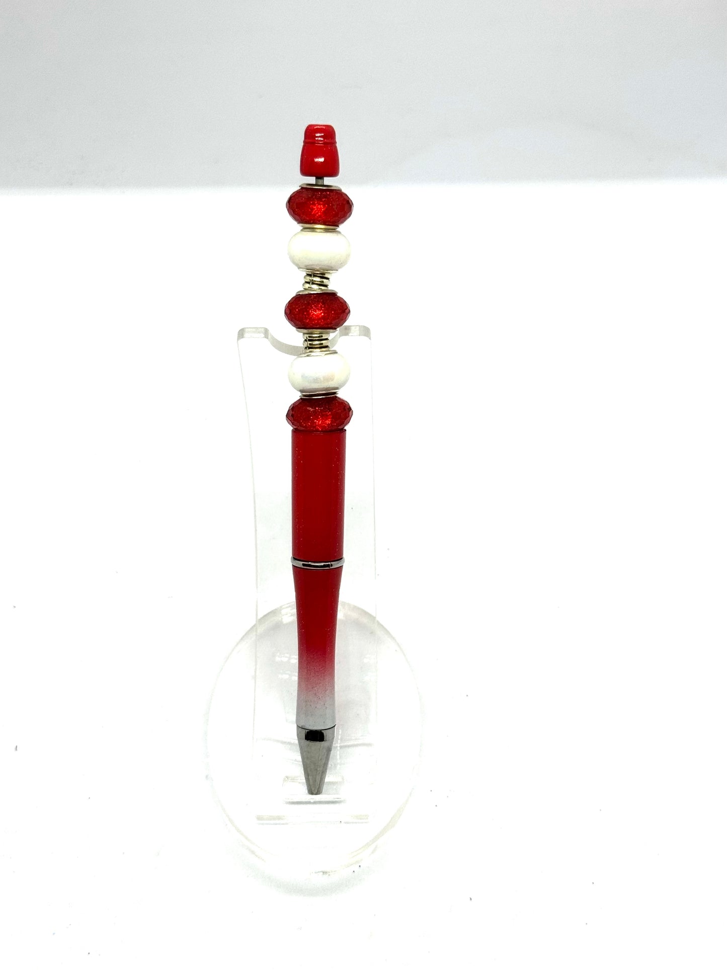 Red & White Hombre Ink Pen