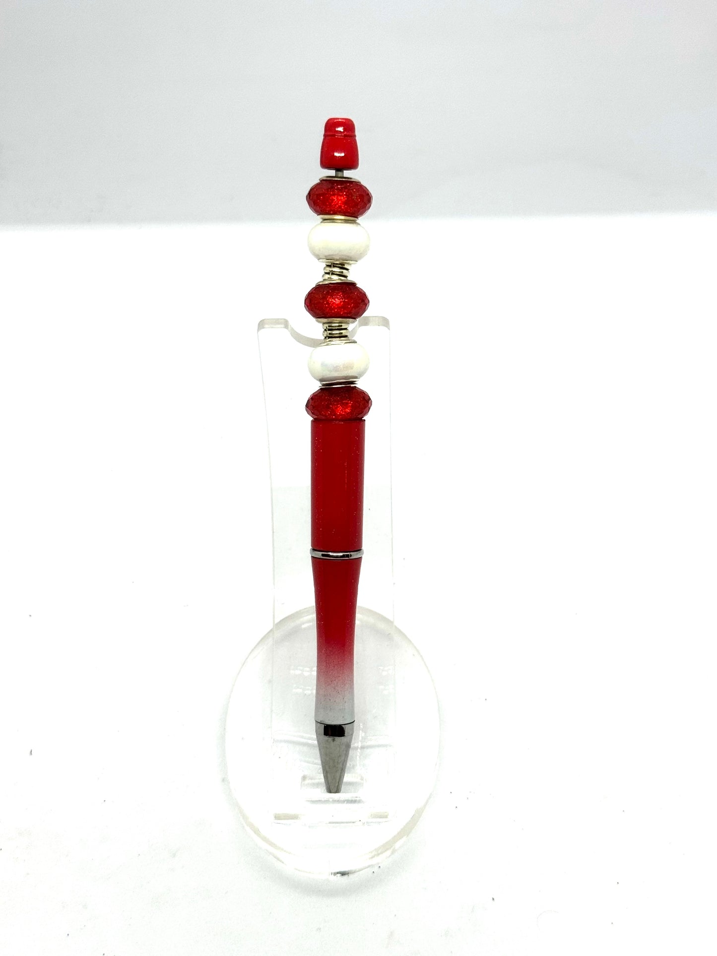 Red & White Hombre Ink Pen