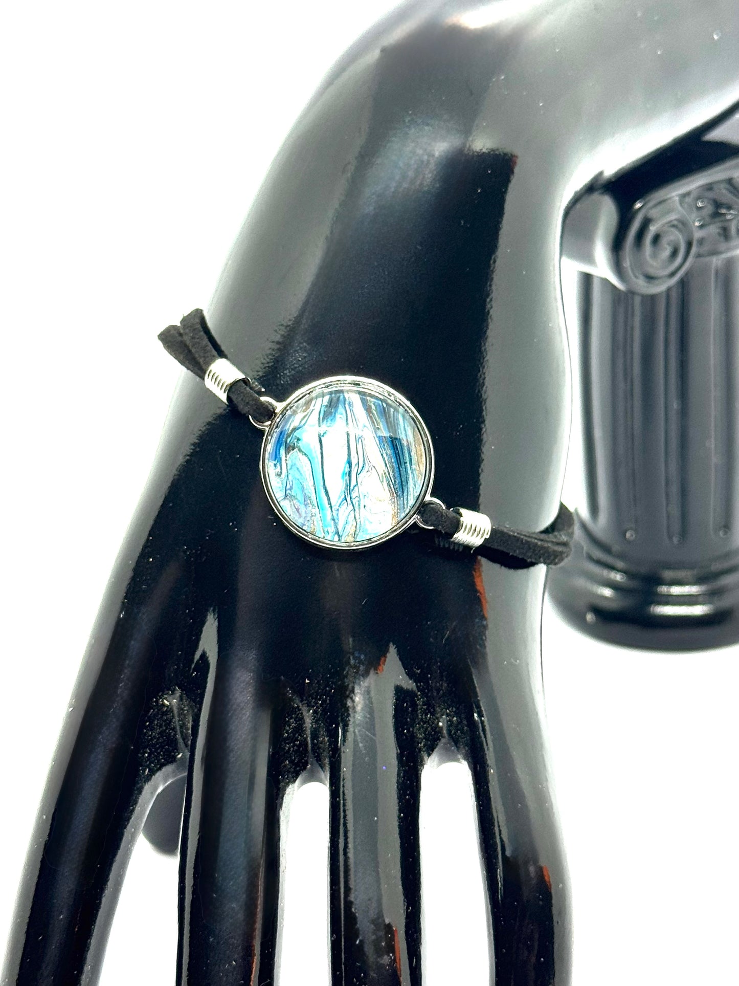Emotionally Attached to Icebergs Leather Bracelet