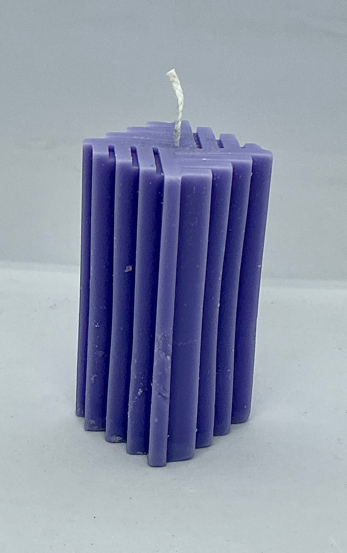 Lilac Pillar Candle — Pretty & Over Everybody