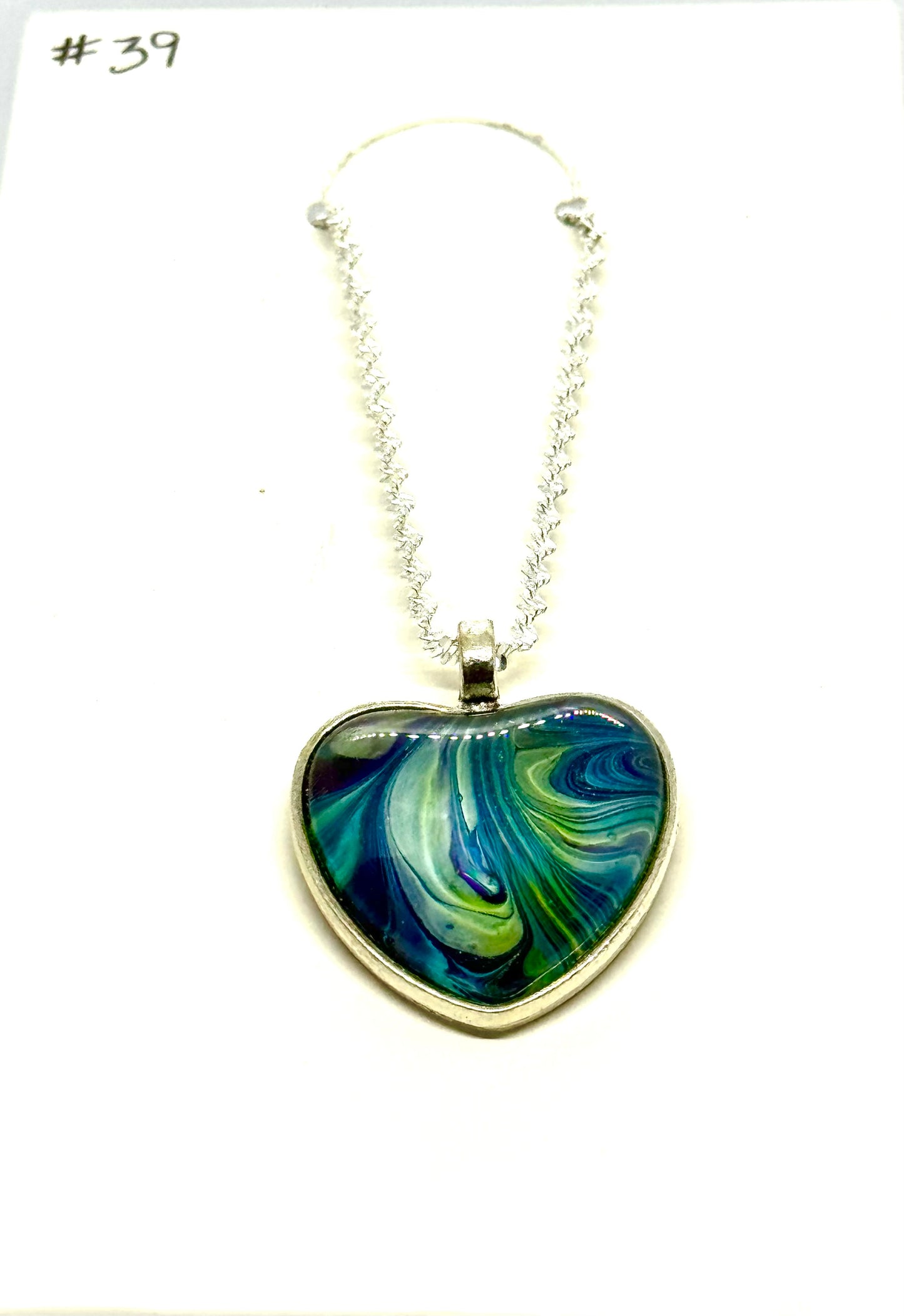 #39 Tidal Mood Swing Heart Necklace