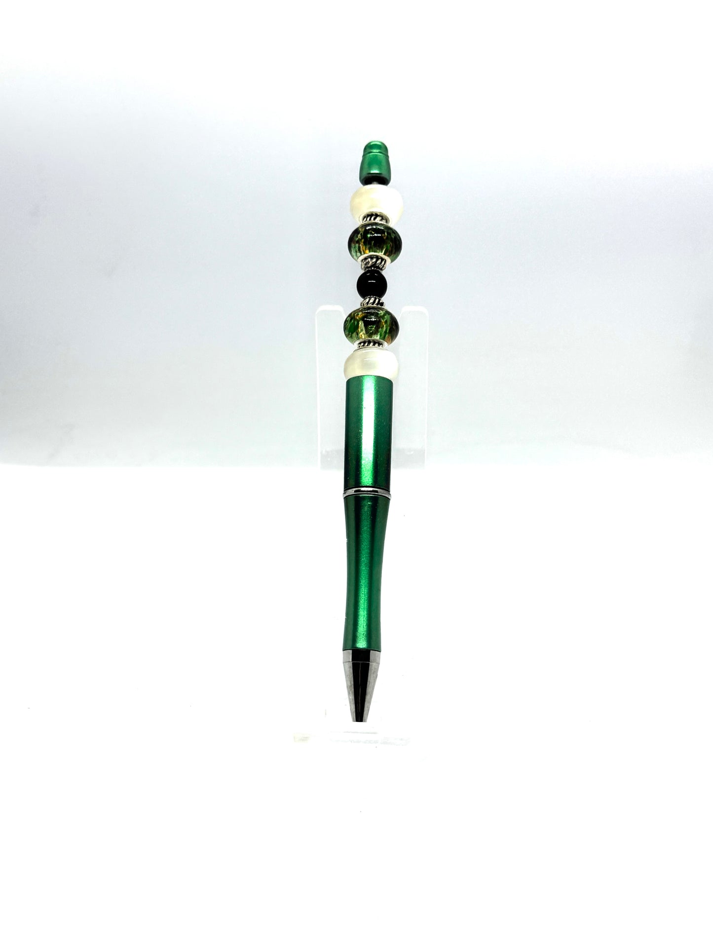 Green Beaded Pen